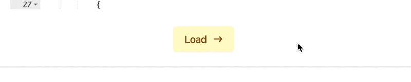 Submit button transitions to loading state and then success state